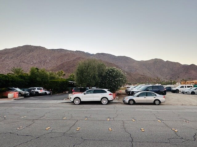 Tropicale parking from the original Tropicale Palm Springs: Secrets & Tips from Locals guide