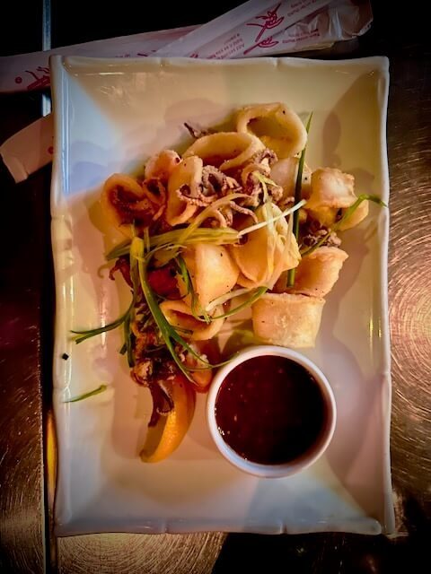 Crispy calamari from the original Tropicale Palm Springs: Secrets & Tips from Locals guide