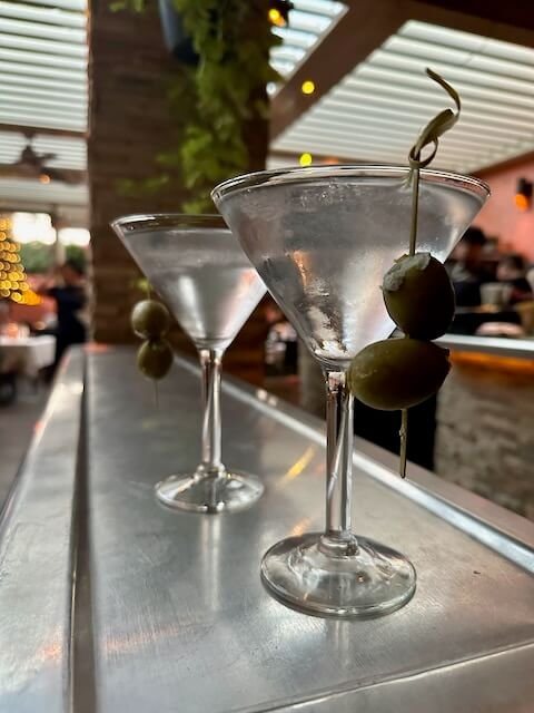 Martini at tropicale from the original Tropicale Palm Springs: Secrets & Tips from Locals guide